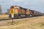 Westbound grain train